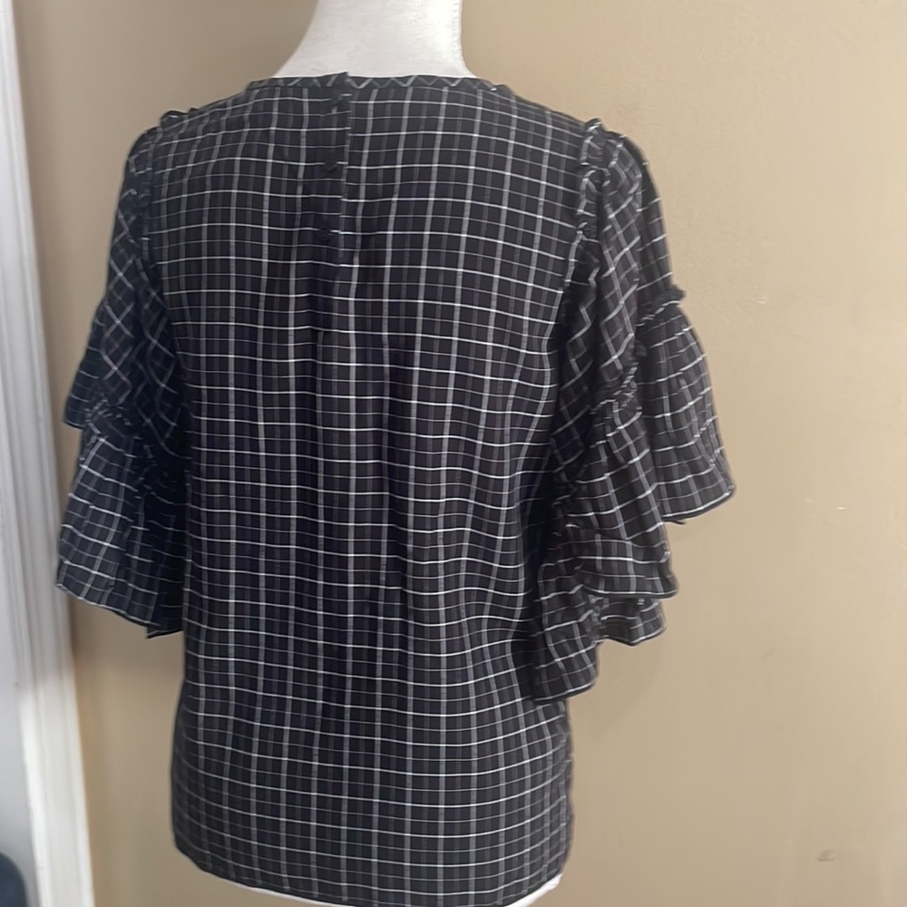 Loft Double Ruffle Top - Picture 9 of 9